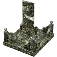 3D модель мемориального комплекса на могилу