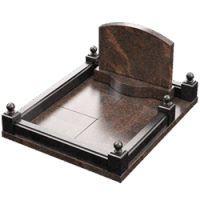 3D модель мемориального комплекса на могилу