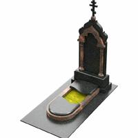 3D модель мемориального комплекса на могилу