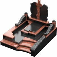 3D модель мемориального комплекса на могилу