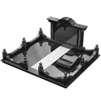 3D модель мемориального комплекса на могилу