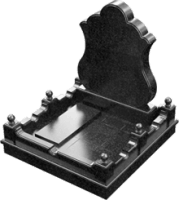 3D модель мемориального комплекса на могилу
