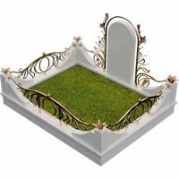 3D модель мемориального комплекса на могилу