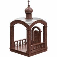 3D модель мемориального комплекса на могилу