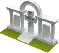 3D модель мемориального комплекса на могилу