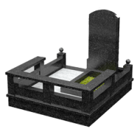 3D модель мемориального комплекса на могилу