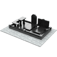 3D модель мемориального комплекса на могилу