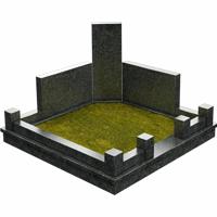 3D модель мемориального комплекса на могилу