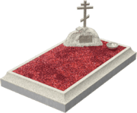 3D модель мемориального комплекса на могилу