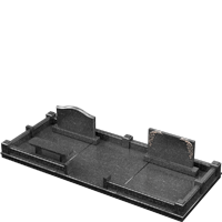 3D модель мемориального комплекса на могилу