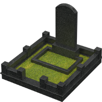 3D модель мемориального комплекса на могилу