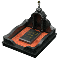 3D модель мемориального комплекса на могилу