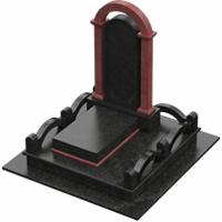 3D модель мемориального комплекса на могилу