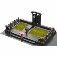 3D модель мемориального комплекса на могилу