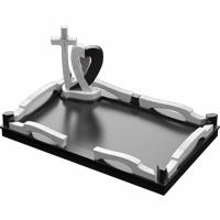 3D модель мемориального комплекса на могилу