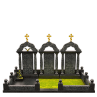 3D модель мемориального комплекса на могилу